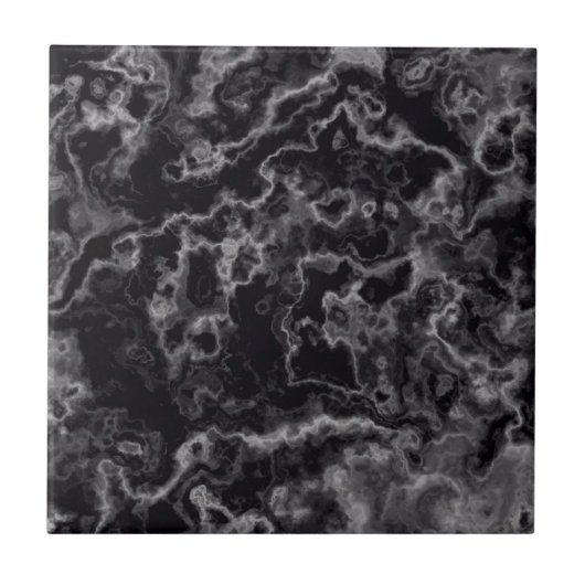 黒い大理石 タイル (正面)