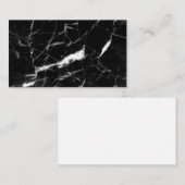 黒い大理石 ロイヤリティカード (正面/裏面)