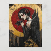 黒い天使 ポストカード (正面)