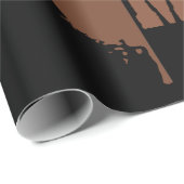 黒い女の子が魔法アフリカの女王の贈り物 ラッピングペーパー (ロールコーナー)