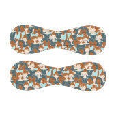 黒い女の子と白い女の子とのシームレスなパターン 野球ボール (パネル)