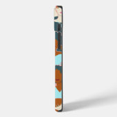 黒い女の子と白い女の子とのシームレスなパターン Case-Mate iPhoneケース (裏面 / 左)