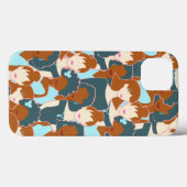 黒い女の子と白い女の子とのシームレスなパターン Case-Mate iPhoneケース (裏面 (横))