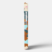 黒い女の子と白い女の子とのシームレスなパターン Case-Mate iPhoneケース (裏面 / 左)