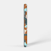 黒い女の子と白い女の子とのシームレスなパターン SAMSUNG GALAXYケース (右側面)