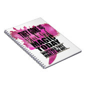 黒い女の子の魔法の断言 ノートブック (右側)