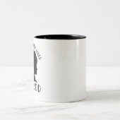 黒い女の子の魔法信じができる限り、そうした ツートーンマグカップ (中央)