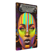 黒い女の子の魔法、メラニン女性、パステル虹ク ミニクリップボード (アングル)