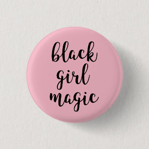 黒い女の子の魔法Pin 缶バッジ