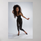 黒い女の子 ポスター (正面)