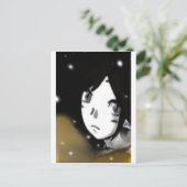 黒い女の子 ポストカード (スタンド正面)