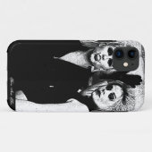 黒い女の子-及びIphone白い5の箱 Case-Mate iPhoneケース (裏面(横))