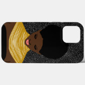 黒い女性が見下ろす |トライバルネックレス Case-Mate iPhoneケース (裏面 (横))