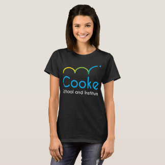 黒い女性のCookeのTシャツ Tシャツ