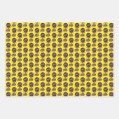 黒い女性熱狂する植物レディ、ホームスイートホーム ラッピングペーパーシート (正面2)