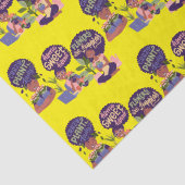 黒い女性熱狂する植物レディ、ホームスイートホーム 薄葉紙 (詳細)