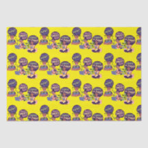 黒い女性熱狂する植物レディ、ホームスイートホーム