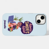 黒い女性熱狂する植物レディ、ホームスイートホーム Case-Mate iPhoneケース (裏面 (横))