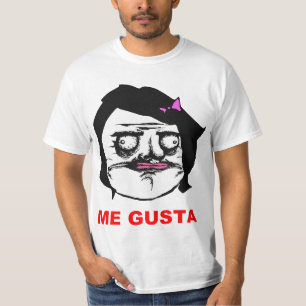 黒い女性私Gustaの喜劇的な激怒の顔のミーム Tシャツ