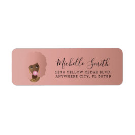 黒い女性、ピンクバブルガム、ピンク ラベル