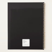 黒い女性 プランナー手帳 (裏面)