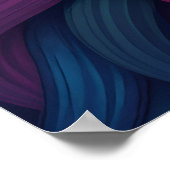 黒い女性 メラニンのシスタ ブラウンスキンの女の子 シスタ ポスター (角)