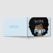 黒い女性,準備ポップ・アートのができて,バブルガム,青 ゲストブック (全面)