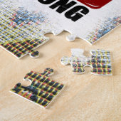 黒い女感動的の黒のク前向きイーンメル ジグソーパズル (側面)