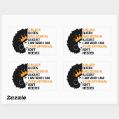 黒い女王が生まれ私の威厳がある中にいた 長方形シール (シート)