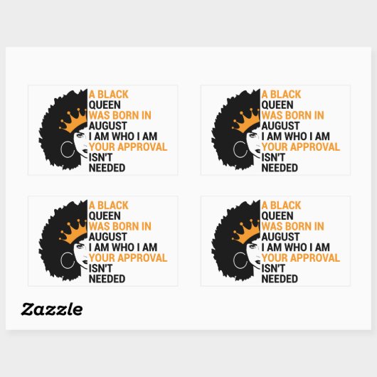 黒い女王が生まれ私の威厳がある中にいた 長方形シール (シート)