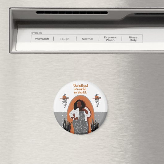 黒い女、彼女は信じできるよ、彼女は行った マグネット (インサイチュ (食洗機))