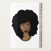 黒い女、彼女信じは出来るようになった プランナー手帳 (裏面)