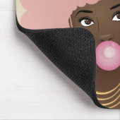 黒い女、彼女信じは出来るようになった マウスパッド (コーナー)