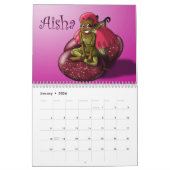 黒い妖精2026 カレンダー (1月 2026)