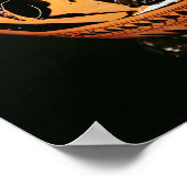 黒い姿の屋根裏の花瓶 ポスター (角)