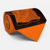 "黒い姿ギリシャ陶器" ネクタイ (ロール)