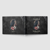 黒い威厳のある烏 ゲストブック (全面)