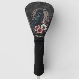 黒い威厳のある烏 ゴルフヘッドカバー