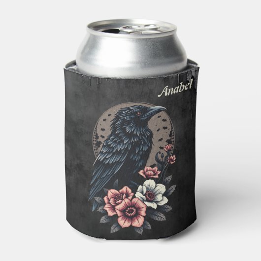黒い威厳のある烏 缶クーラー (缶正面)