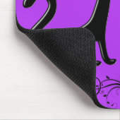 黒い子ネコの漫画VI マウスパッド (コーナー)