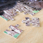 黒い子ネコ猫 ジグソーパズル (側面)