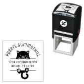 黒い子猫のArchアドレス2 セルフインキングスタンプ (インサイチュ)