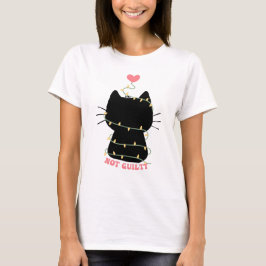 黒い子猫は無罪 Tシャツ
