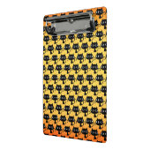 黒い子猫パターン ミニクリップボード (アングル2)