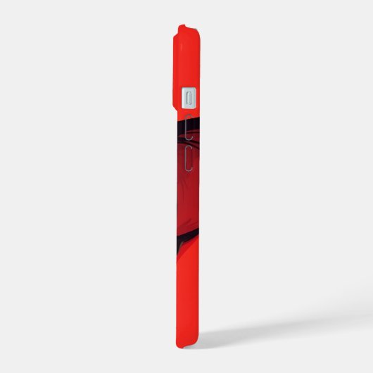 黒い子猫 | キャッおもしろいト顔ケースメイトiPhone iPhone 15ケース (左側面)