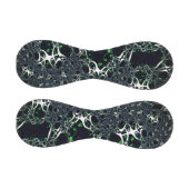 黒い宇宙、ニット上の不完全な白フラクタル 野球ボール (パネル)