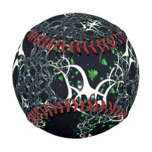 黒い宇宙、ニット上の不完全な白フラクタル