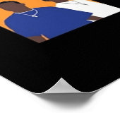 黒い安定した映画 ポスター (角)