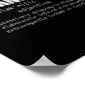 黒い定義ブラックヒストリ11番目 ポスター (角)