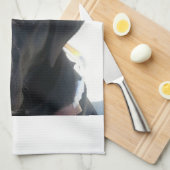 黒い実験室のふきん キッチンタオル (四つ折り)